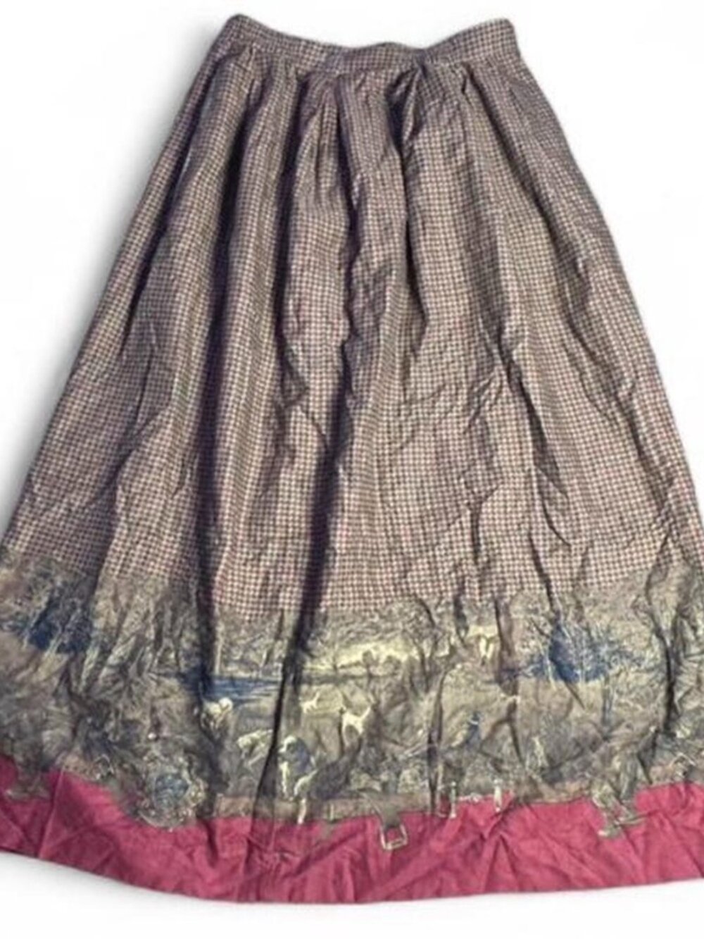 Alexander Campbell brown midi skirt